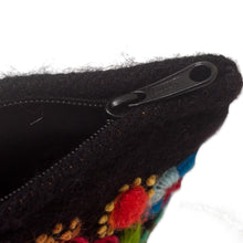 Load image into Gallery viewer, Hand Embroidered Floral Coin Purse - Paradise | NOVICA