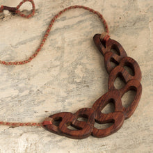 Load image into Gallery viewer, Unique Wood Pendant Necklace from Peru - Nature's Lace | NOVICA