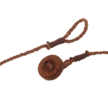 Load image into Gallery viewer, Unique Wood Pendant Necklace from Peru - Nature's Lace | NOVICA