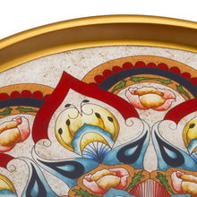 Load image into Gallery viewer, Artisan Crafted Reverse-Painted Glass Tray - Healing Colors | NOVICA