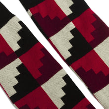 Load image into Gallery viewer, Red and Black Unisex Socks - Nazca | NOVICA