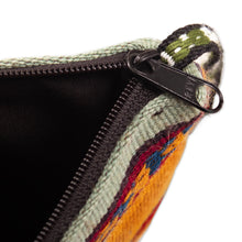 Load image into Gallery viewer, Sunrise Striped Alpaca Wool Shoulder Bag - Inca Sunrise | NOVICA