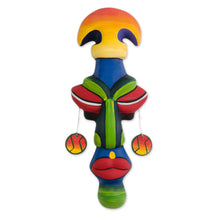 Load image into Gallery viewer, Hand Made Ceramic Mask - Meditating Warrior | NOVICA