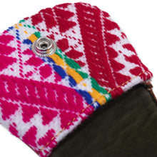 Load image into Gallery viewer, Alpaca Blend Coin Purse with Leather - Cusco Beauty | NOVICA