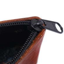 Load image into Gallery viewer, Hand Woven Coin Purse with Leather - Inca Colors | NOVICA