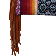 Load image into Gallery viewer, Wool Shoulder Bag with Suede Trim - Inca Inspiration | NOVICA
