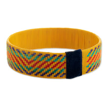 Load image into Gallery viewer, Zenu Natural Fiber Bracelet in Bright Colors from Colombia - Joyful Sun Dance | NOVICA