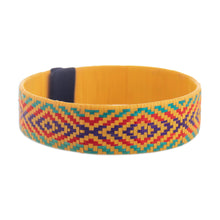 Load image into Gallery viewer, Handmade Woven Cuff Bracelet from Colombia - Valley Vibes | NOVICA