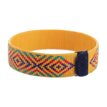 Load image into Gallery viewer, Handmade Woven Cuff Bracelet from Colombia - Valley Vibes | NOVICA
