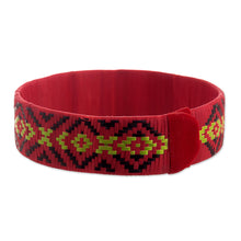 Load image into Gallery viewer, Diamond Patterned Natural Fiber Bracelet from Colombia - Dance of Celebration | NOVICA
