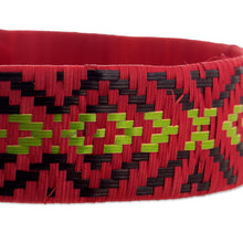 Load image into Gallery viewer, Diamond Patterned Natural Fiber Bracelet from Colombia - Dance of Celebration | NOVICA