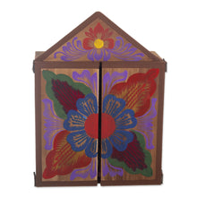 Load image into Gallery viewer, Dance Themed Wood and Plaster Retablo - Ayacucho Scissors Dance | NOVICA