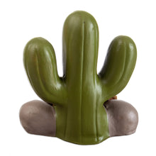 Load image into Gallery viewer, Handcrafted Ceramic Andean Nativity Scene from Peru - Cactus Flower Nativity | NOVICA