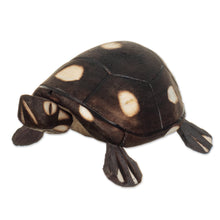 Load image into Gallery viewer, Handmade Wooden Tortoise from the Peruvian Amazon - Rainforest Tortoise | NOVICA