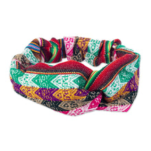 Load image into Gallery viewer, Peruvian Multicolor Headband with Andean Motifs - Andean Festival | NOVICA