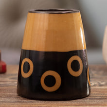 Load image into Gallery viewer, Handcrafted Modern Ceramic Chulucanas Decorative Vase - Tubular Ceremony | NOVICA