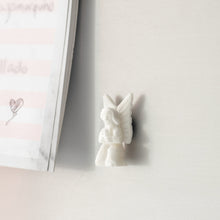 Load image into Gallery viewer, Alabaster Hand-Carved Angel Magnet Crafted in Peru - Humanga Guardian | NOVICA