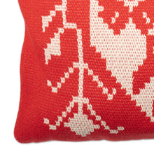 Load image into Gallery viewer, Handloomed Cajarmarca Heart-Themed Cushion Cover - Free Heart | NOVICA