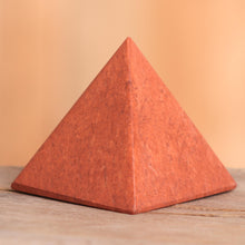 Load image into Gallery viewer, Artisan Crafted Gemstone Jasper Pyramid Sculpture - Pyramid of Dreams | NOVICA