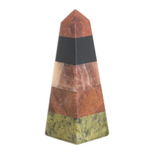 Load image into Gallery viewer, Gemstone Obelisk Statuette Hand Carved in Peru - Energy Obelisk | NOVICA