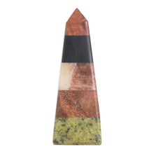 Load image into Gallery viewer, Gemstone Obelisk Statuette Hand Carved in Peru - Energy Obelisk | NOVICA