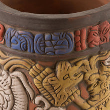 Load image into Gallery viewer, Hand Crafted Archaeology Museum Replica Ceramic Vase - Maya King of Tikal | NOVICA