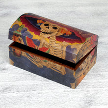 Load image into Gallery viewer, Day of the Dead Decorative Wood Box - Catrina My Love | NOVICA