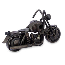 Load image into Gallery viewer, Handcrafted Rustic Sculpture of Recycled Auto Parts - Rustic Standard Motorbike | NOVICA