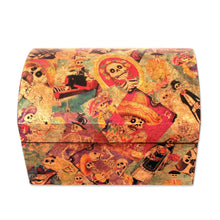 Load image into Gallery viewer, Day of the Dead Decorative Box - Happy Catrina | NOVICA