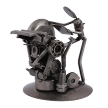 Load image into Gallery viewer, Recycled Metal Offset Print Unique Sculpture from Mexico - Rustic Printer | NOVICA