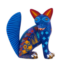 Load image into Gallery viewer, Mexico Alebrije Wild Dog Sculpture Oaxaca Folk Art - Zapotec Coyote | NOVICA