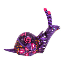 Load image into Gallery viewer, Handcrafted Mexican Folk Art Alebrije Sculpture - Oaxaca Snail | NOVICA
