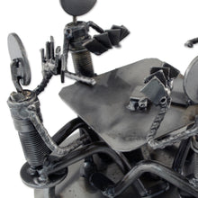 Load image into Gallery viewer, Card Players Handcrafted Recycled Metal Sculpture - Rustic Poker Game | NOVICA