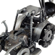 Load image into Gallery viewer, Unique Recycled Metal and Car Parts Sculpture Mexico - Rustic Bulldozer Digger | NOVICA
