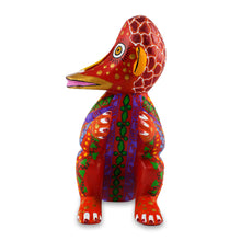 Load image into Gallery viewer, Colorful Handcrafted Wood Statuette - My Monkey Friend | NOVICA