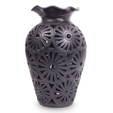 Load image into Gallery viewer, Oaxaca Floral Vase - Floral Ruffles | NOVICA