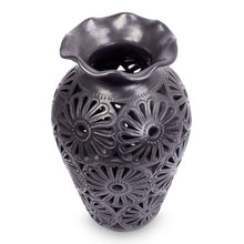 Load image into Gallery viewer, Oaxaca Floral Vase - Floral Ruffles | NOVICA