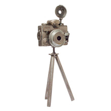 Load image into Gallery viewer, Mexico Eco Friendly Recycled Metal Camera Sculpture - Rustic Camera | NOVICA
