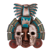 Load image into Gallery viewer, Handcrafted Mexican Ceramic Skull Mask - Life and Death in Teotihuacan | NOVICA