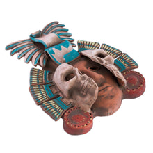 Load image into Gallery viewer, Handcrafted Mexican Ceramic Skull Mask - Life and Death in Teotihuacan | NOVICA