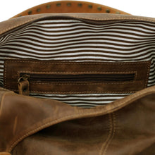 Load image into Gallery viewer, Soft Honey Brown Leather Hobo Handbag with 3 Inner Pockets - Honey Brown Belle | NOVICA