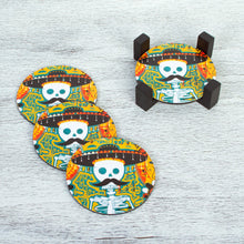 Load image into Gallery viewer, Mustachioed Skull
