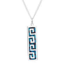 Load image into Gallery viewer, Turquoise Pendant Necklace - Ocean Waves | NOVICA