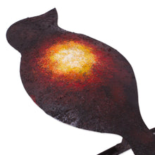Load image into Gallery viewer, Handcrafted Bird-Themed Steel Wall Sculpture from Mexico - Sparrows in Love | NOVICA