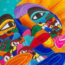 Load image into Gallery viewer, Ceramic Sun and Moon Wall Art from Mexico - Life and Tradition | NOVICA