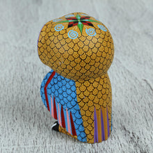 Load image into Gallery viewer, Mexican Hand Decorated Copal Wood Owl Alebrije Sculpture - Dream Owl | NOVICA