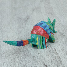 Load image into Gallery viewer, Handcrafted Copal Wood Alebrije Armadillo Figurine - Exquisite Armadillo | NOVICA