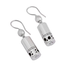Load image into Gallery viewer, Taxco Sterling Silver Dangle Earrings from Mexico - Wholly Mysterious | NOVICA