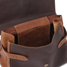 Load image into Gallery viewer, Leather Handbag in Chestnut and Espresso from Mexico - Traditional Vanguard | NOVICA