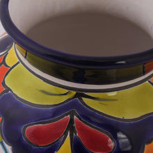 Load image into Gallery viewer, Hand-Painted Talavera-Style Ceramic Vase Crafted in Mexico - Talavera Glory | NOVICA